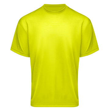 Men's Performance Short-Sleeve Core Tee by Red Kap – Polycotton, Yellow Lime, Model SK4SYL SS XL