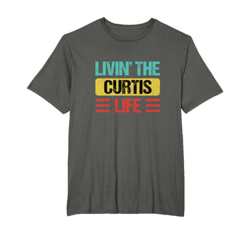 Curtis Name T-Shirt by Curtis Name Shirts & Gifts – Cotton, Black, Model EAKNMS5NA14