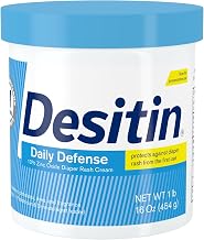 Johnson & Johnson 49516 Desitin Ointments & Cream, Diaper Rash Cream, Rapid Relief, 16 oz. Jar (Pack of 12)