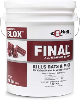 Bell Laboratories Bell Final Blox Rodent Bait Poison 18#- Brodifacoum