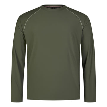 Mens SulTrac Long Sleeve Cycling Tee Thyme by Endura – XX-Large, Polyester, Thyme, Model MSultracLSTee1.0