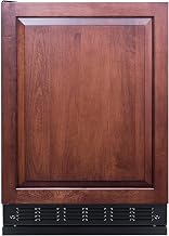 Summit FF708BLSSRSIFLHD 24” Wide Under Counter Refrigerator 5.1 cu.ft. with Panel-Ready Door (Panel Not Included) Automatic Defrost Operation, and Deluxe black interior (Panel Ready-LHD)