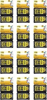 Post-it Mssge Flags, "Notarize", Yellow, 1" , 2 Dispensers/Pk, 12 Pack (680-NZ2)