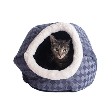 Cat Bed by Armarkat – One Size, fabric, blue, Model C44