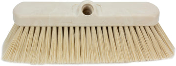 Flo-Thru Plastic Wall Scrub Brush by SPARTA – 10", Plastic, Tan, Pack of 12, Model 41278EC25