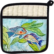 Betsy Drake PT642 Pair of Fish Pot Holder