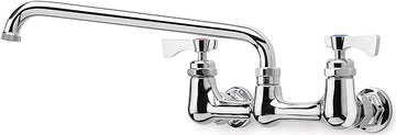 Krowne 14-812L - Royal Series 8"" Center Wall Mount Faucet 12"" Spout - 1 Each