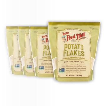 Potato Flakes by Bob's Red Mill – 16 Ounce (Pack of 4), Pack of 4, Model P101321