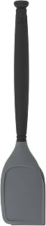 Sabatier Large Nylon Spatula with Silicone Head, Black & Gray
