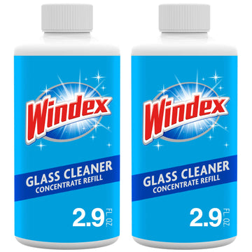 Glass Cleaner Concentrate by Windex – 2.9 Fl Oz (Pack of 2), Pack of 2, Model 316675