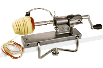 Kali Apple Peeler & Slicer by PADERNO – Plastic, Gray and black, Model 49834-00