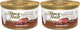 Fancy Feast Purina Wet Cat Food Natural Gourmet Naturals Beef Recipe in Wet Cat Food Gravy - 3 oz. Cans,(Pack of 24)