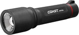 Coast HP7XDL 240 Lumen Long Range Focusing LED Flashlight Batteries Included Black