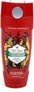 Old Spice Wild Collection Bodywash, Bearglove 16 oz (Pack of 5)