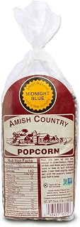 Amish Country Popcorn 1 Lb Midnight Blue Kernels | Old Fashioned, Non-GMO and Gluten Free (1lb Bag)