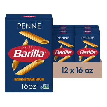 Penne Pasta by Barilla – 1 Pound (Pack of 12), Pack of 12, Model 1000010539