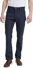 Urban Star Men’s Bedford Pant – Slim Fit Straight Leg Casual Pants with 5-Pocket Design – Dark Blue 34x30