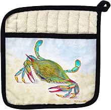 Betsy Drake PT1026 More Than Blue Pot Holder