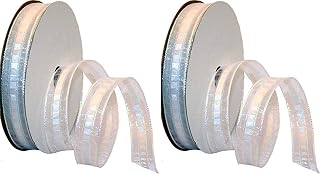 Reliant Ribbon 25353-089-03J Corsage Cutie Ribbon, 5/8 Inch X 25 Yards, Iridescent (Pack of 2)