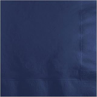 Creative Converting Solid Navy Beverage Napkins (100-Pack)