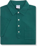 Brooks Brothers Mens Slim Fit Soft Knit Cotton Pocket Four Button Polo Shirt,