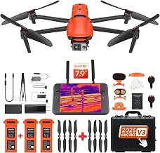 Robotics EVO II Dual 640T Enterprise V3, 640 * 512 T~hermal Imaging | Support Remote ID, 0.8" RYYB CMOS 8K Sensor, DRI Ranges, 1-16x Zoom, 42 Mins,15KM Transmission