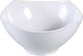 Yanco Milando Collection Elegant Melamine Square Serving Bowl 30 Oz 7" Box of 24