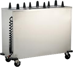 6309 Food Service Regular Heated Plate Dispenser Cabinet, Stainless Steel, 3 Stack (Fully Assembled)