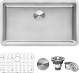 Ruvati 27-in 16-Gauge Stainless Undermount Kitchen Sink - RVM5927