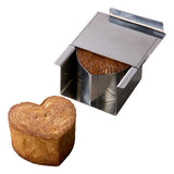 Stainless Steel Heart-Shaped Baking Mold 80mm x 70mm x 50mm High by Pavoni – 80x70mm x 50mm H, 70 grams, Stainless Steel, Silver, Model CV4