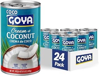 Goya Foods Cream of Coconut, 15-Ounce (Pack of 24)