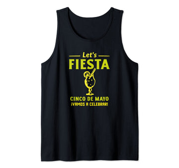 Cinco De Mayo Fiesta Mexican Shirt Cinco De Mayo Shirt Party Tank Top by Cinco De Mayo Mexican Fiesta Party – Black, Model YZPAB6WZ3JD