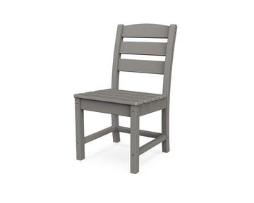 ® Lakeside Dining Side Chair in Slate Grey by Polywood – Medium (M), High Density Polyethylene (HDPE), Slate Grey, Model TLD100GY
