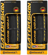 Continental Gatorskin - Road Bike Tire | Tough Urban & Touring Tire for Daily Riding - PolyX Breaker, Duraskin, 2 Pack