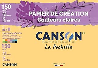 Canson 200002760 Coloured Paper in Portfolio Folder DIN A4 150 g/m²