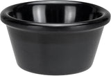 Winco - RP-6K - 6 Oz Plain Black Ramekin