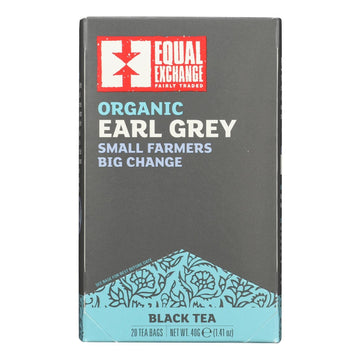 Black, Earl Grey Tea (6x20 BAG) by Equal Exchange – 20 bag", Pack of 97, Model 53263