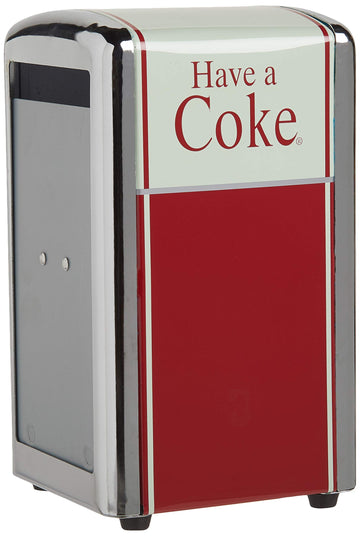 Coca-Cola Have A Coke Napkin Dispenser Small by Tablecraft – Small, Metal, Napkin Dispenser, Model 0052909-0001