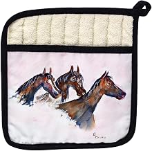 Betsy Drake PT419 Three Horses Pot Holder