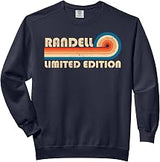 RANDELL Retro 70s 80s Sunset Stripe Comfort Colors Adult Sweatshirt