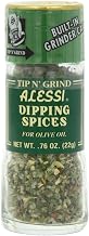 Alessi Herb & Seasoning Grinder, Dipping Spices for Olive Oil, Tip n' Grind (Garlic, 0.76 Ounce (Pack of 4))