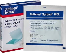 BI7266201BX - Cutimed Sorbact Wound Contact Layer, 4 x 4 (Box of 10)