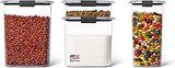 Rubbermaid Brilliance Pantry Food Storage Container Set, BPA-Free, Airtight & Leak-Proof, Clear, 8-Piece, Dishwasher Safe