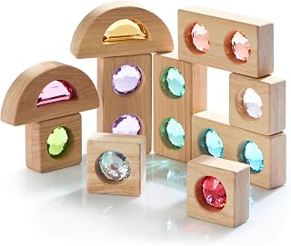 Guidecraft Gemstone Unit Blocks - Set of 10