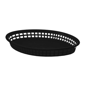 Products Food Basket by Tablecraft – Large, Polypropylene, Black, Model 1086BK