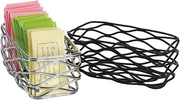 American Metalcraft BNSC3 Birdnest Sugar Packet Basket, 4.5" L x 2.25", Chrome