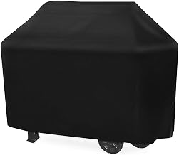 Grill Cover for Cookshack Fast Eddy PG1000 2018-2026, Heavy Duty Water Resistant BBQ Cover with Drawstring for Outdoor, 420D Wind & Dust Resistant, Black