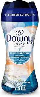 Downy In-Wash Laundry Scent Booster Beads, Long-Lasting Serene Snowfall Scent Beads, 7.8 oz