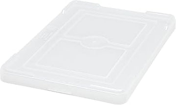 QUANTUM STORAGE SYSTEMS COV91000CL Cover for Dividable Grid Container DG91035 and DG91050, Clear, 10-Pack