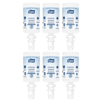 Tork Extra Mild Liquid Hand Soap S4, 6 x 1L bottles, 400031